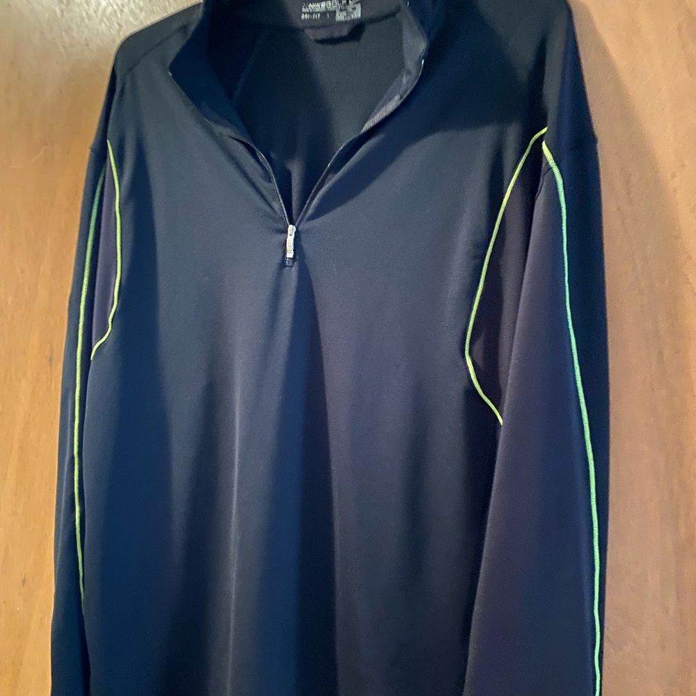 Nike Golf Black Dri-FIT Pullover XXL Tall